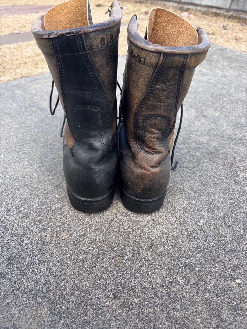 80s U.S.Army コンバットブーツ size8 87年