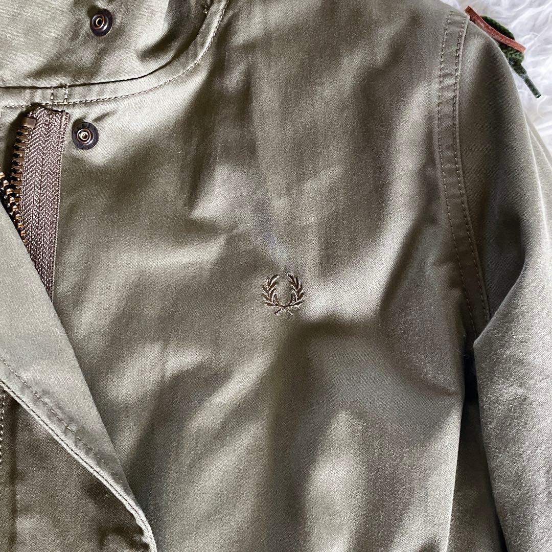 フレッドペリー】英国柄 モッズコート ボアライナー ユニオンジャック