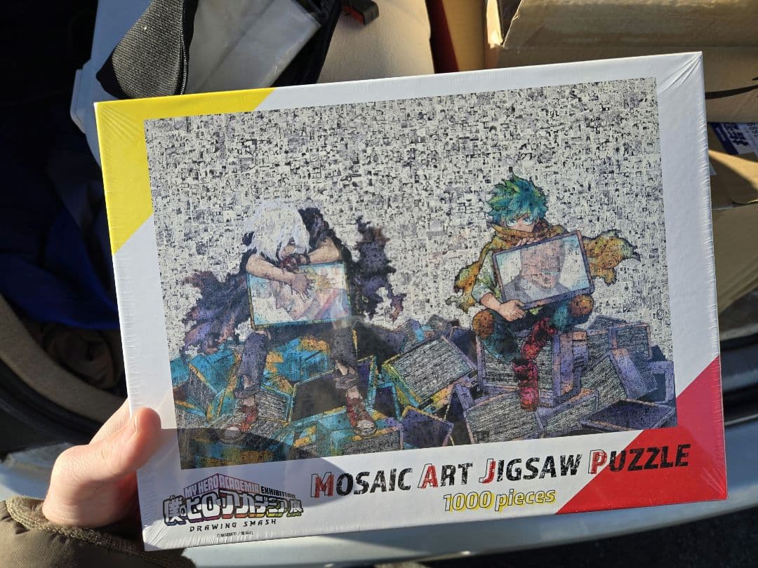 僕のヒーローアカデミア モザイクアートジグソーパズル 1000ピース　未開封 僕のヒーローアカデミア 】原画展 モザイクアートパズル