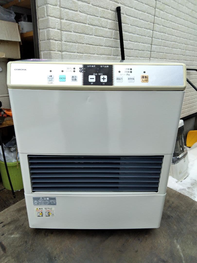 札幌発コロナFF温風石油ストーブ品番「FF‐VG4214S」2014年式中古品⑰