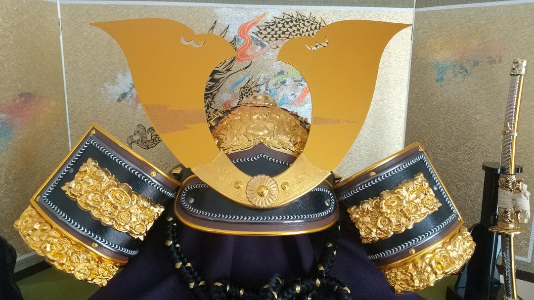 かぶれる兜！【陣屋】兜飾り 五月人形 ※人気の収納台付き 武光節句