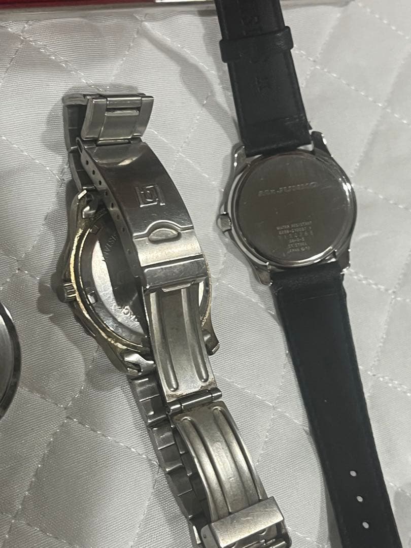 Omega 2個citizen &seiko 箱とストラップ付属。腕時計 - メルカリ