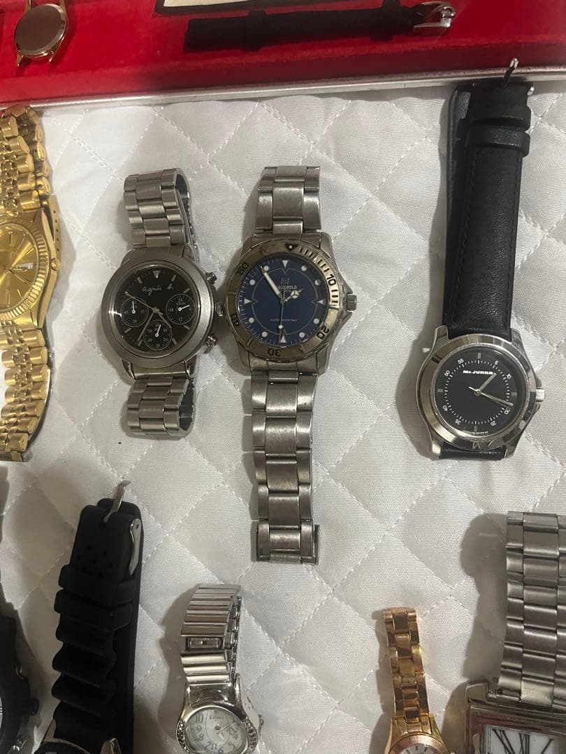 Omega 2個citizen &seiko 箱とストラップ付属。腕時計 - メルカリ