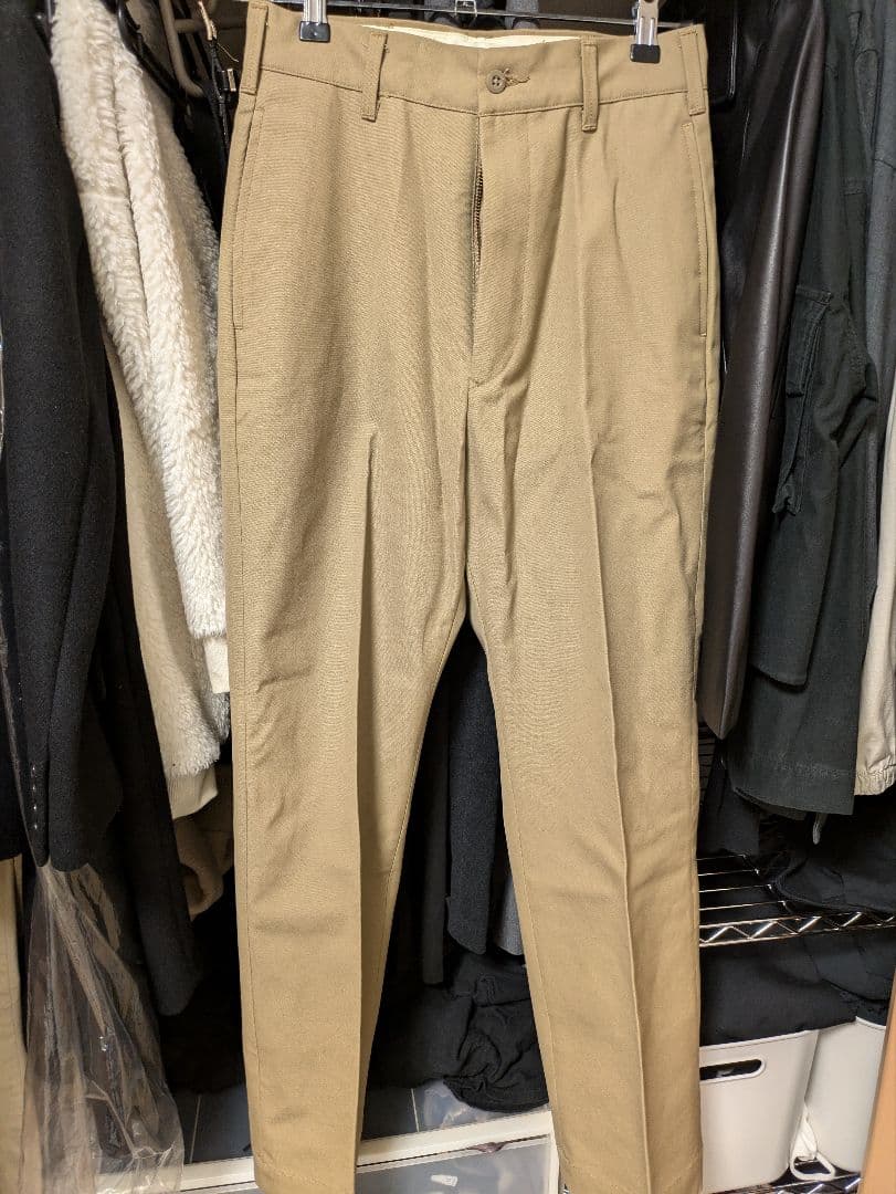 【THE SHINZONE】新品未使用/ハイウエストチノパンツ/ベージュ/34 Shinzone（シンゾーン）】 WASHED HIGH WAIST CHINO 定番チノパンツ