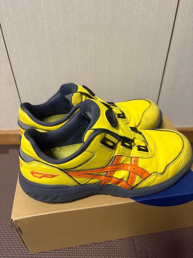 asics 安全靴 WINJOB CP306 BOA イエロー 26.5cm