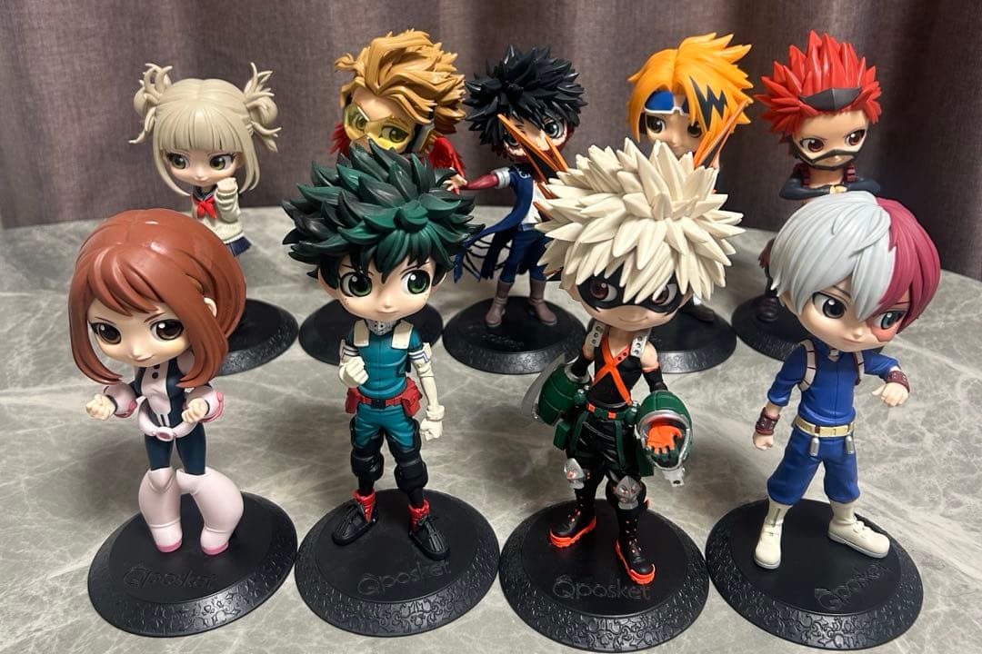 ヒロアカ フィギュア 9体＋おまけ キューポスケット - メルカリ