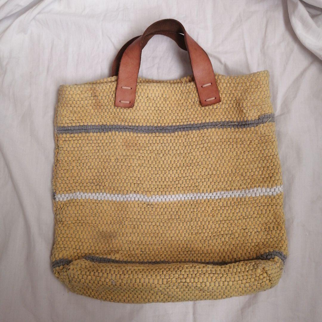 梅原和香 裂き織りバッグ - メルカリ