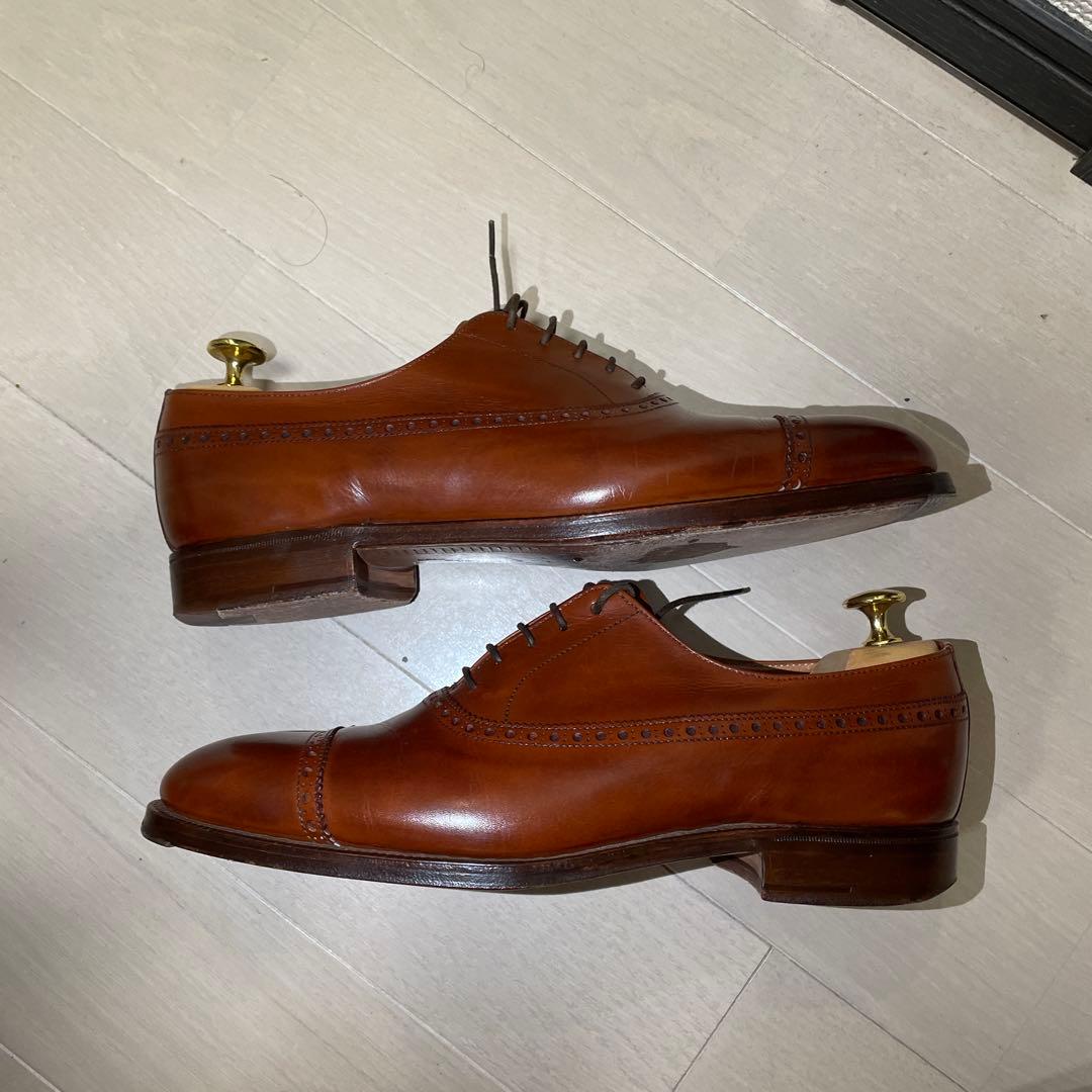 Crockett & Jones ブラウン ドレスシューズ - メルカリ