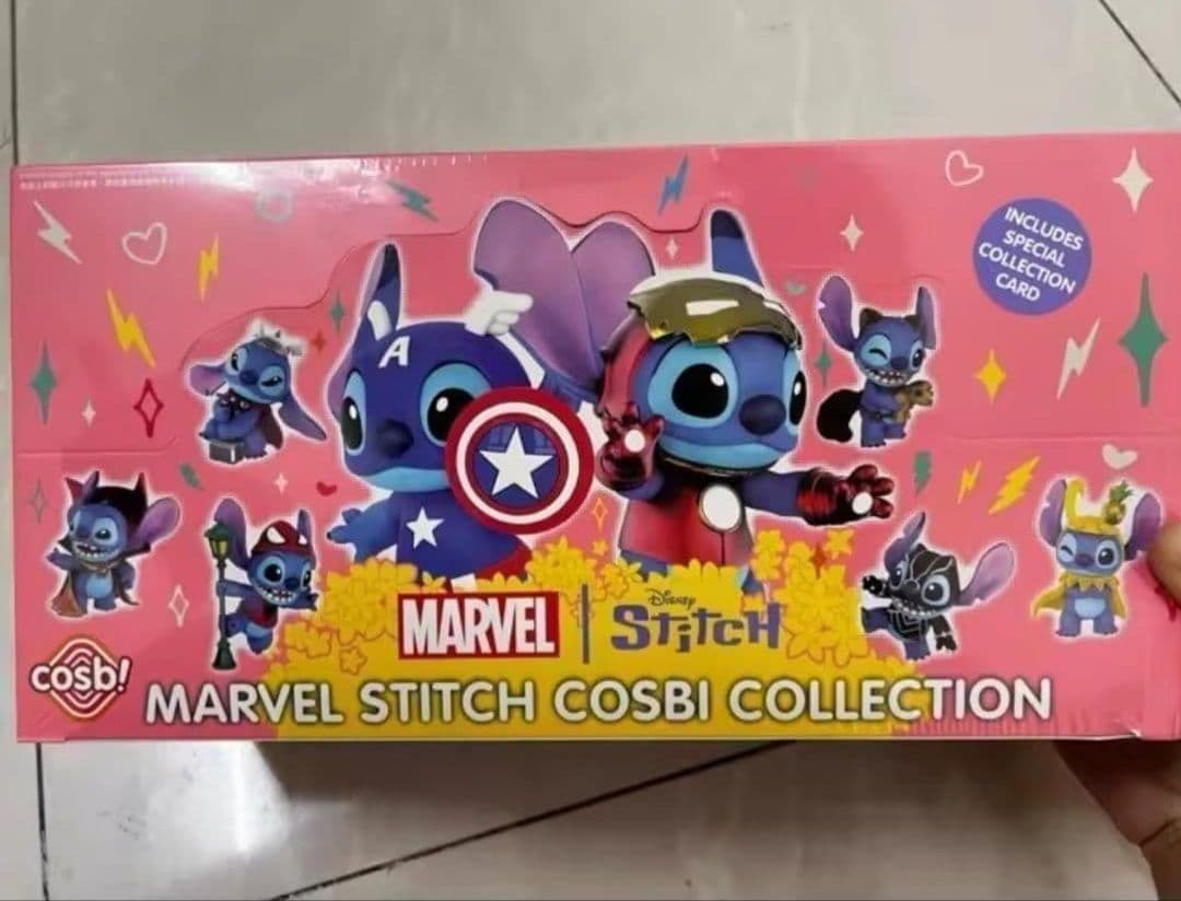 即日発送】cosbiマーベル×スティッチ8種セット ホットトイズ 未開封品
