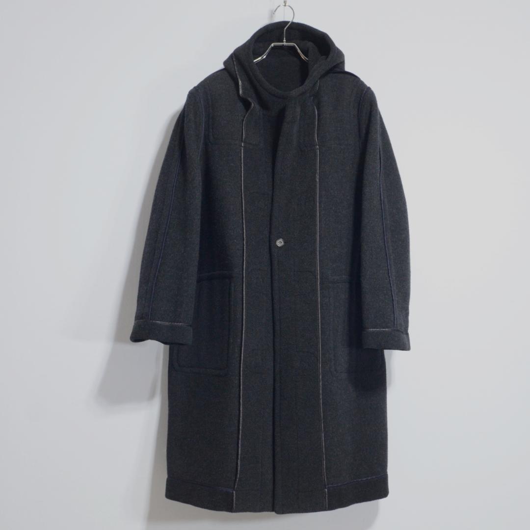 超極上品 チベット社 ムーアブルックカットパイル ダッフルコート H