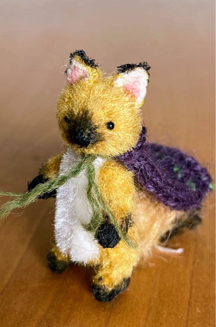 moriのえほん×三浦こずえコラボ作品　クリスマスの準備　ミニチュア　ぬいぐるみ