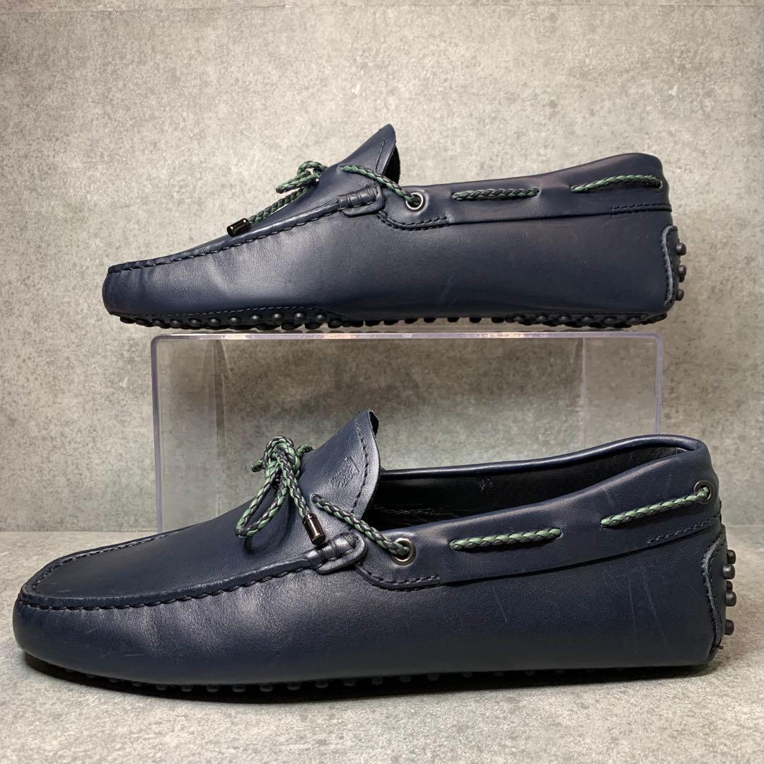 【極美品】TOD'S ゴンミーニ ドライビングシューズ レザー 24.5cm
