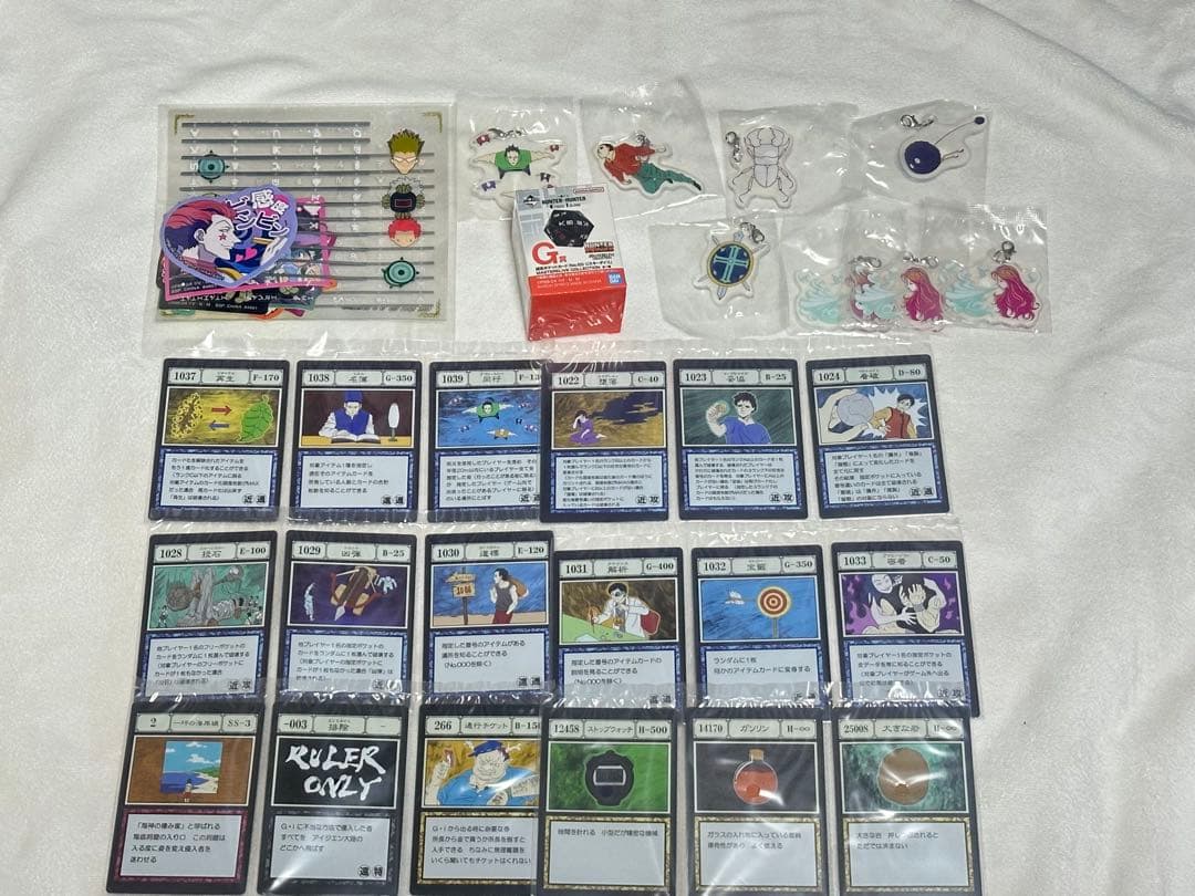 て*ろ様 HUNTER×HUNTER 一番くじ　G・Iカード　リスキーダイス ハンターハンター 一番くじ HUNTER×HUNTER G賞 指定ﾎﾟｹｯﾄｶｰﾄﾞ No 025