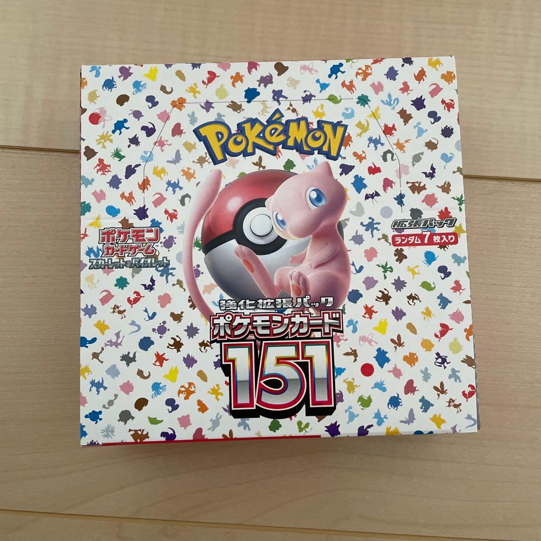 ポケモンカードゲーム 151 シュリンク無しBOX ペリペリ付き - メルカリ