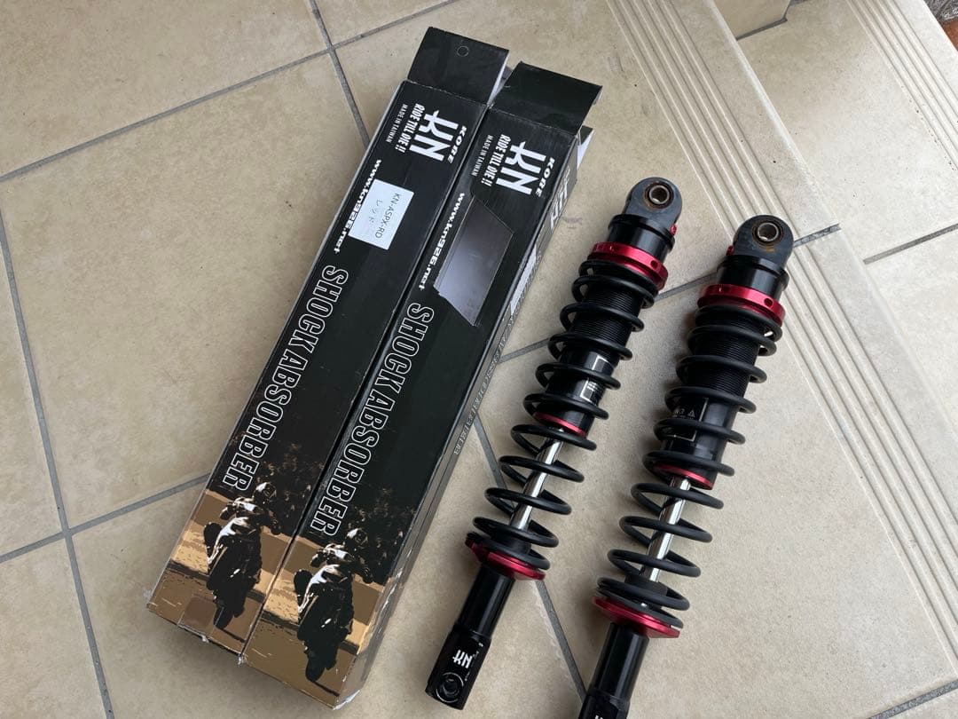 【PCX125 シグナスX N-MAXなど】KN企画 リアサスペンション【中古】 リアサスペンション シグナスX SR BW'S pcx125 リアサス 2本 セット