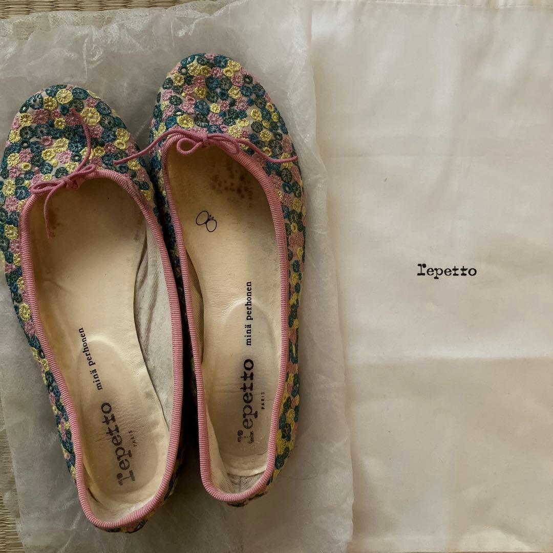 Repetto ミナペルホネン バレエシューズ - メルカリ