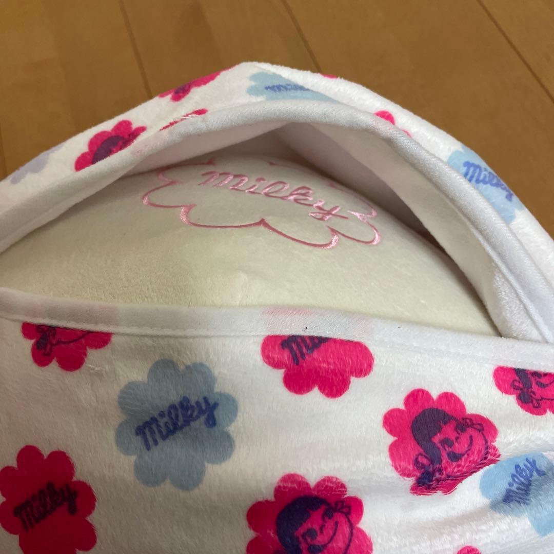 ☆激レア、廃盤☆不二家 ミルキー ペコちゃん ブランケット クッション