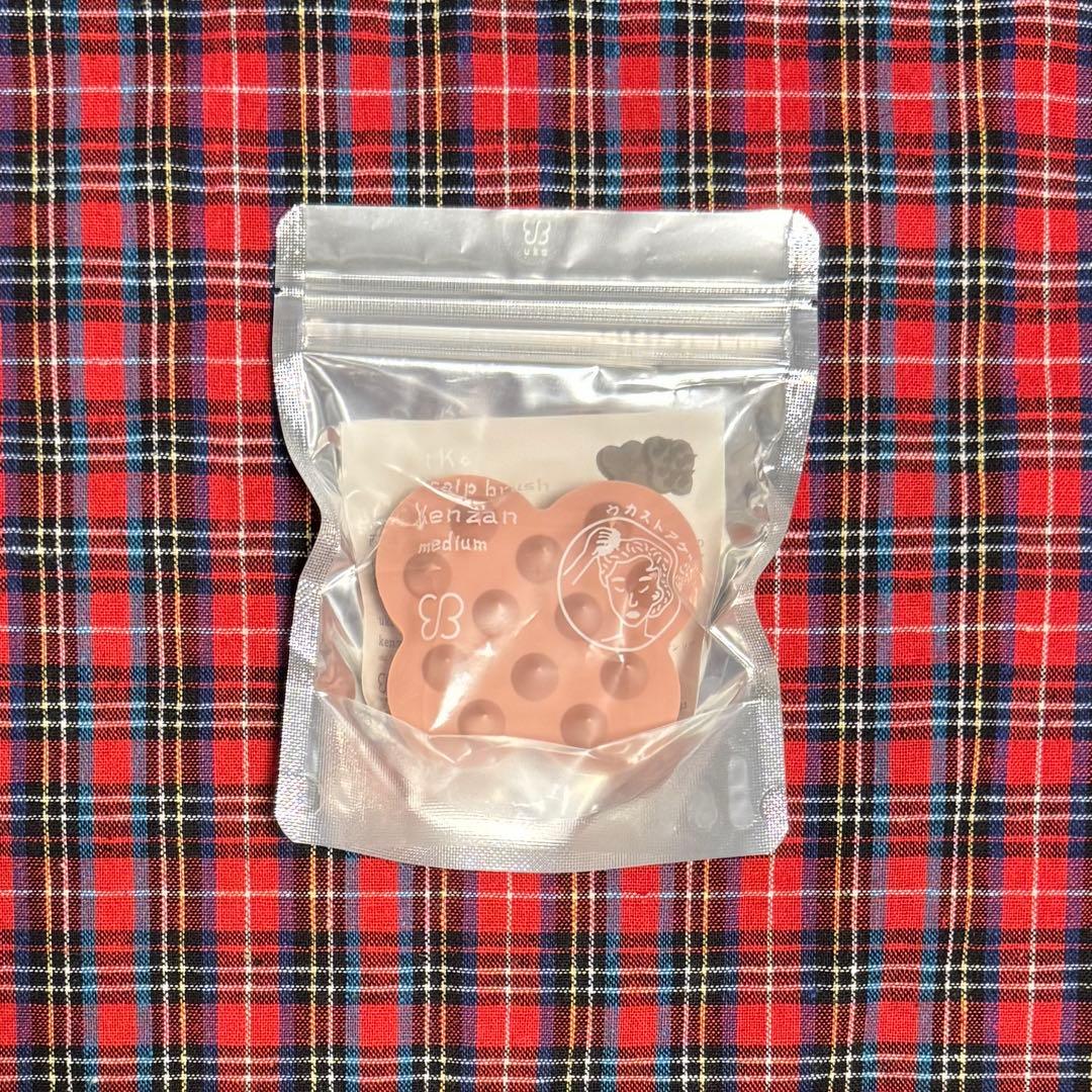 uka スカルプブラシ　ケンザン　ミディアム　横浜限定　ヨコハマ　ピンク uka scalp brush kenzan medium uka store gentei yokohama pink / uka