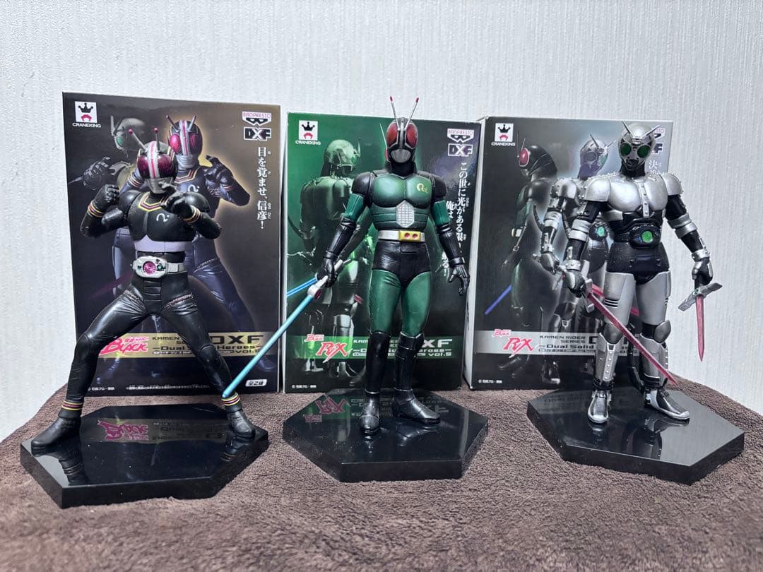仮面ライダー ブラック RX シャドームーンDXF フィギュア 3体セット