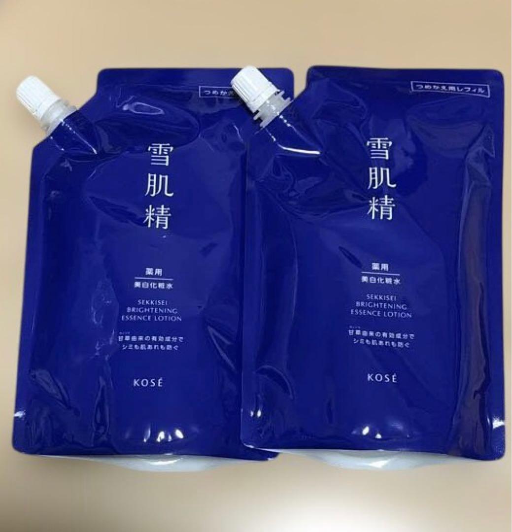 雪肌精ブライトニングエッセンスローション 詰め替え用2個 薬用雪肌精 ブライトニング エッセンス ローション つめかえ用キット