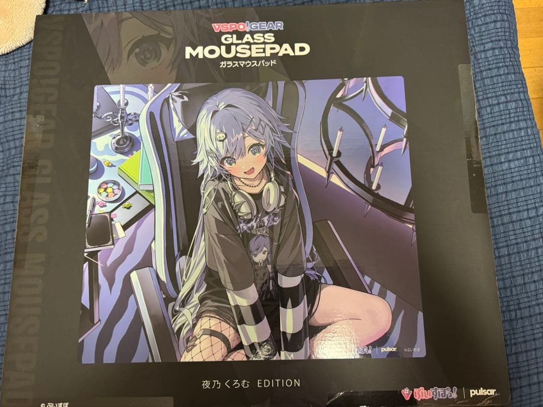 VSPO!GEAR ガラスマウスパッド 夜乃くろむ EDITION - メルカリ