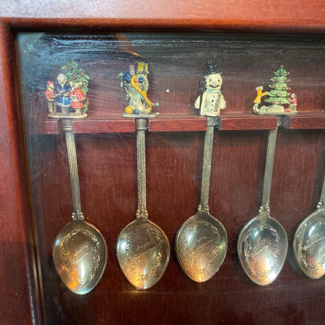 イギリス ワトソン社 アンティーク スプーン 12本セット ケース付き