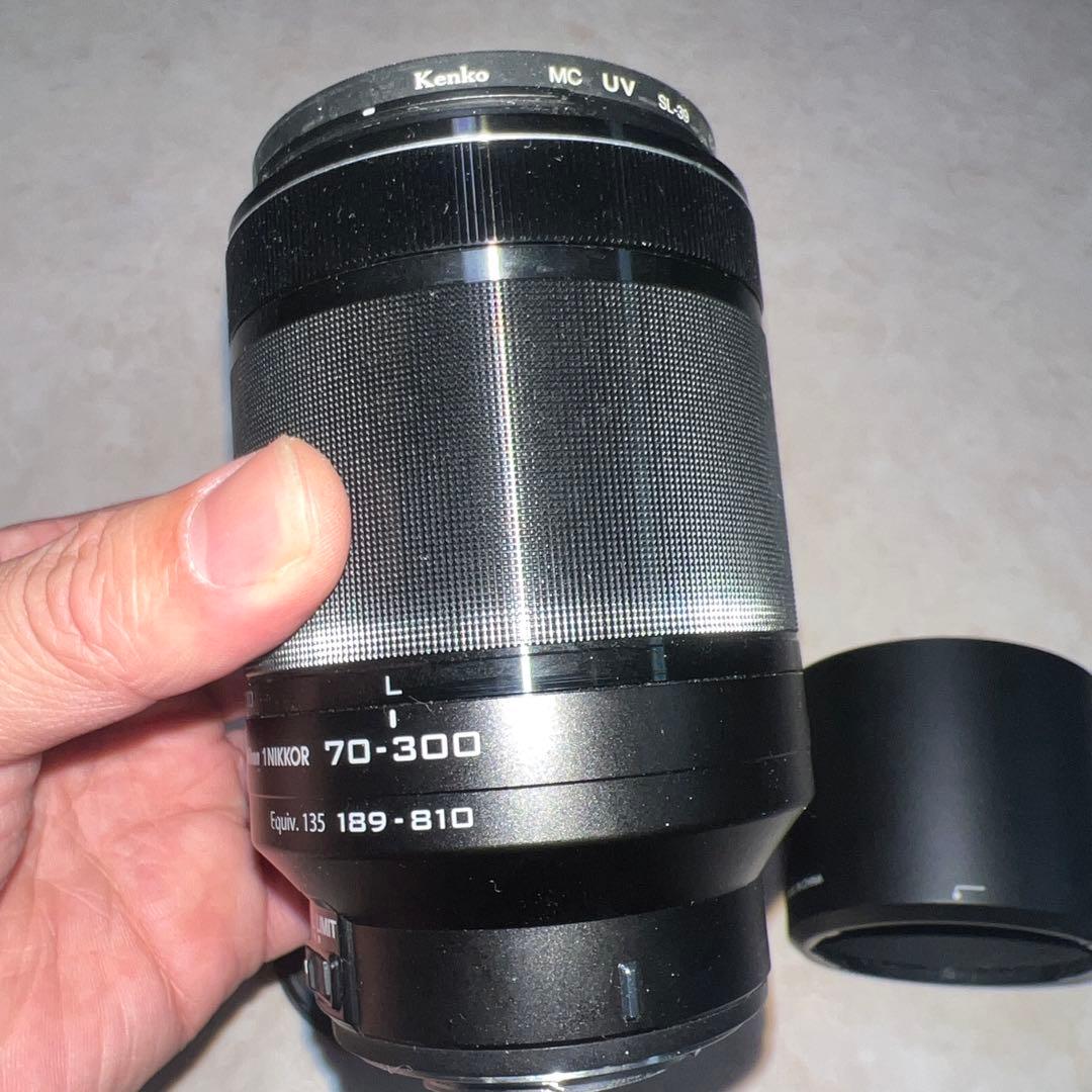 Nikon1 VR 70-300mm f/4.5-5.6 外観美品UV付き
