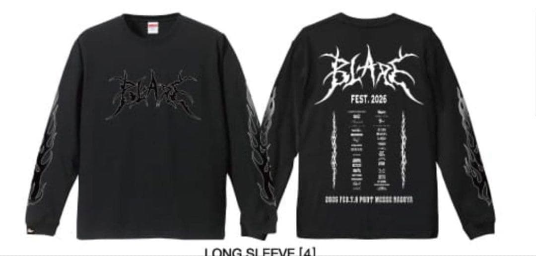 BLARE FEST 2026 ロンT4 XXL ブレアフェス coldrain - メルカリ