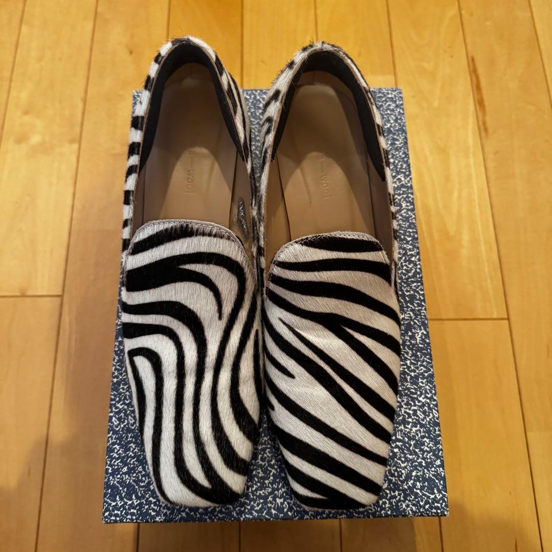 年始最終セール【palomawool】ゼブラ柄 ローファー / 38サイズ STOCK | paloma wool(womens) 2025aw _ victoria leather long boot