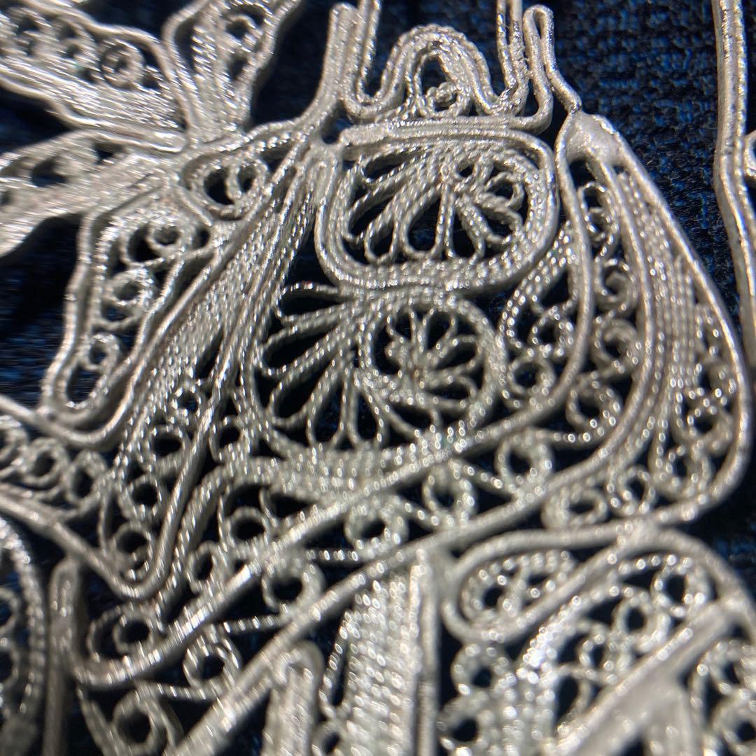 80年代( ´ ▽ ` )バリ島ブームの頃の銀細工925シルバー製のワヤン.クリ