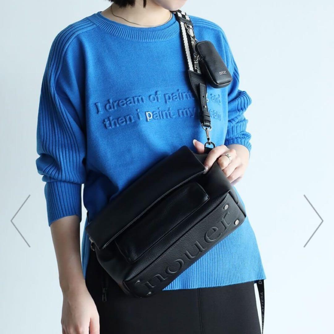 極美品/現行 nouer ヌエール ボトムエンボスロゴショルダーバッグ ポーチ nouer（ヌエール） ボトムエンボスロゴバッグ : マルイ(丸井)Yahoo!店