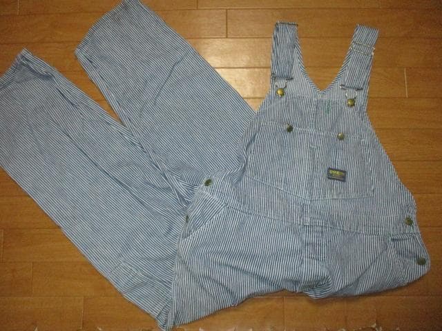 ヴィンテージ 70年代 USA製 オシュコシュ ヒッコリー オーバーオール