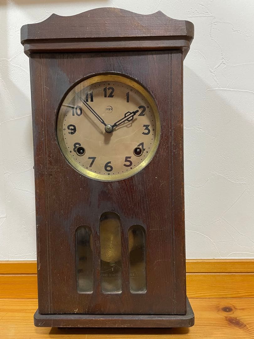 木製振り子掛け時計 エコメルカリ便お願い致します 木製振り子掛け時計 エコメルカリ便お願い致します 木製振り子掛け時計