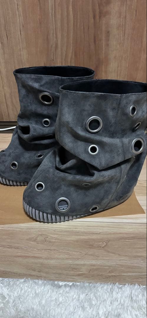 YELLO MERCURIO SHORT BOOTS ブラック(L) - メルカリ