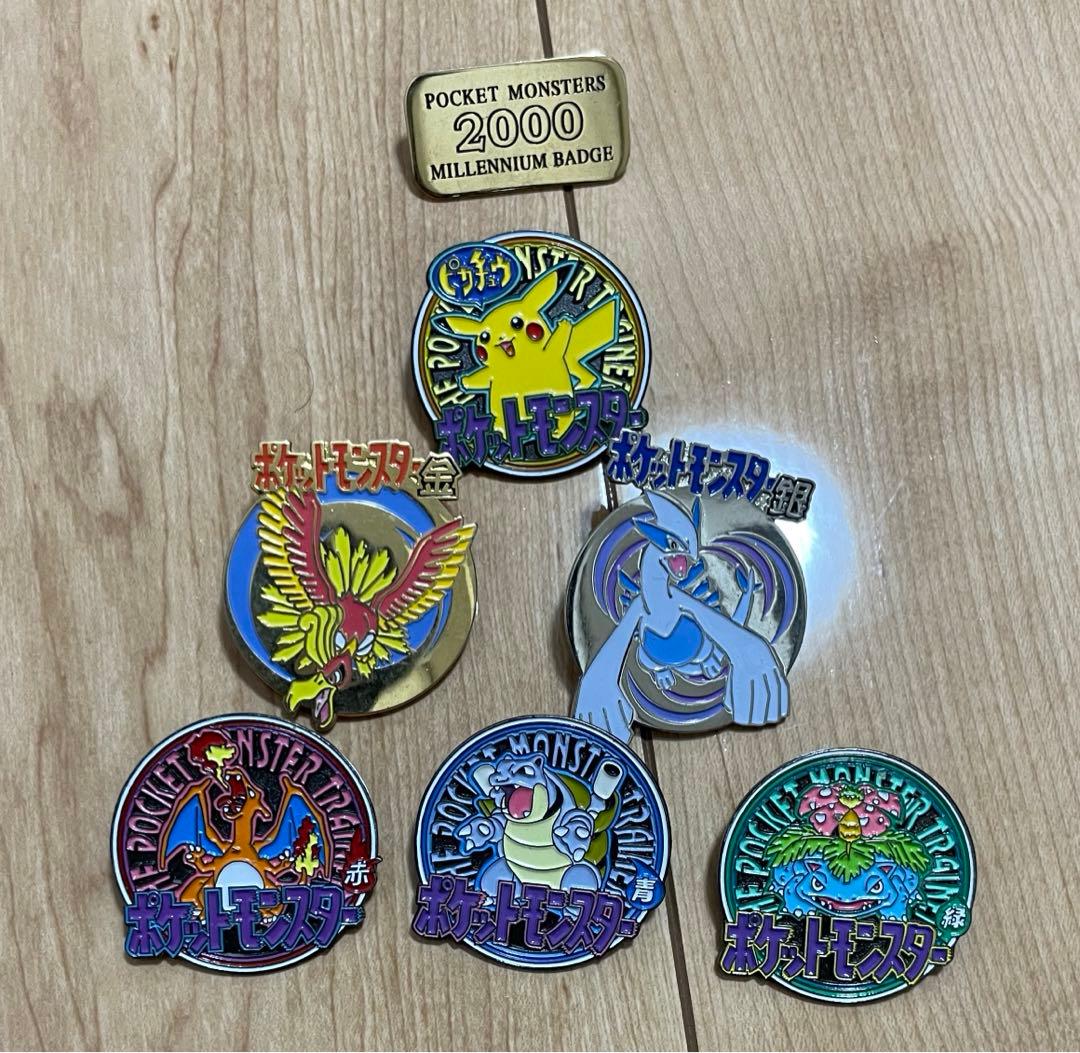 ポケモン ピンバッチ/ピンバッジ 赤青緑 ピカチュウ 金銀 - メルカリ