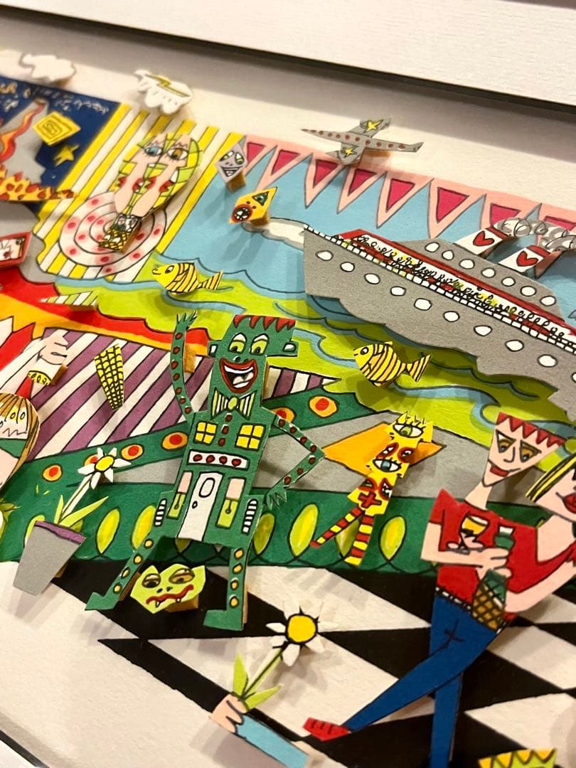 ☆大型作品&極美品☆ジェームスリジィ作 「Follow the Sun」 - メルカリ