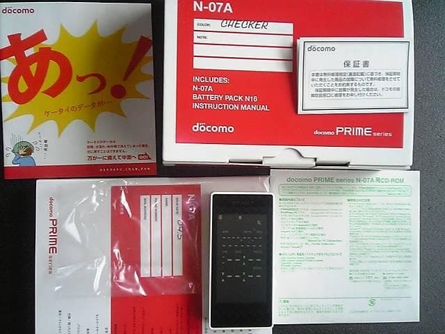 N-07A/N07A☆*彡　 新品未使用＊☆*。.:*希少なチェッカー色★