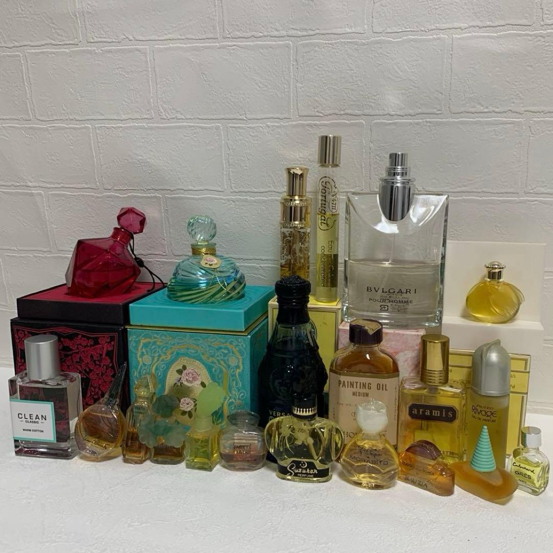 香水　セット　おまとめ　シャネル　資生堂　ブルガリ　ニナリッチ　など Yahoo!オークション - 419 香水大量まとめCHANEL GUCCI BVLGARI ブルガ