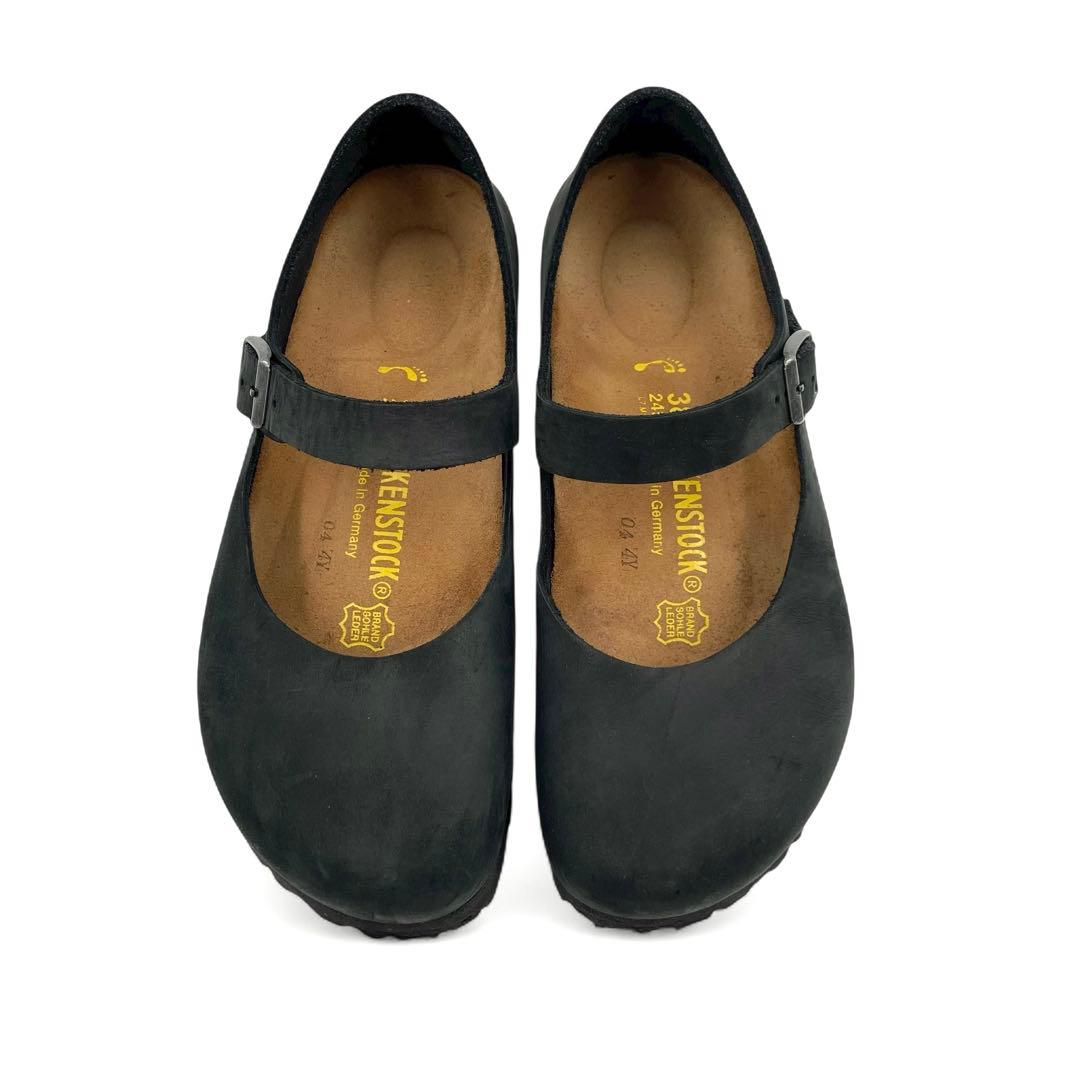 【美品】 ビルケンシュトック マントバ 24.5cm メリージェーン ブラック