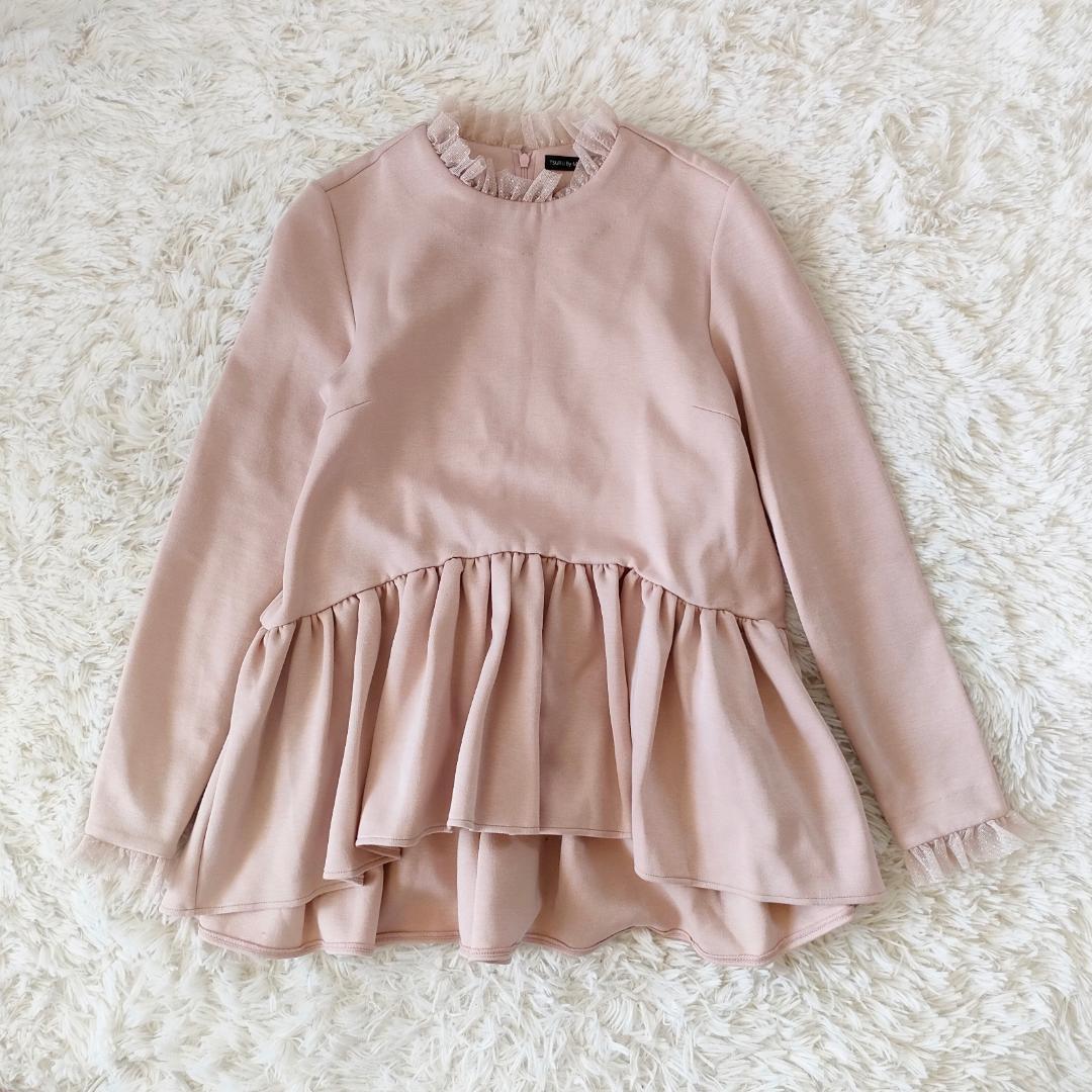 ツル バイ マリコオイカワ クイーニーボンディングペプラムトップス