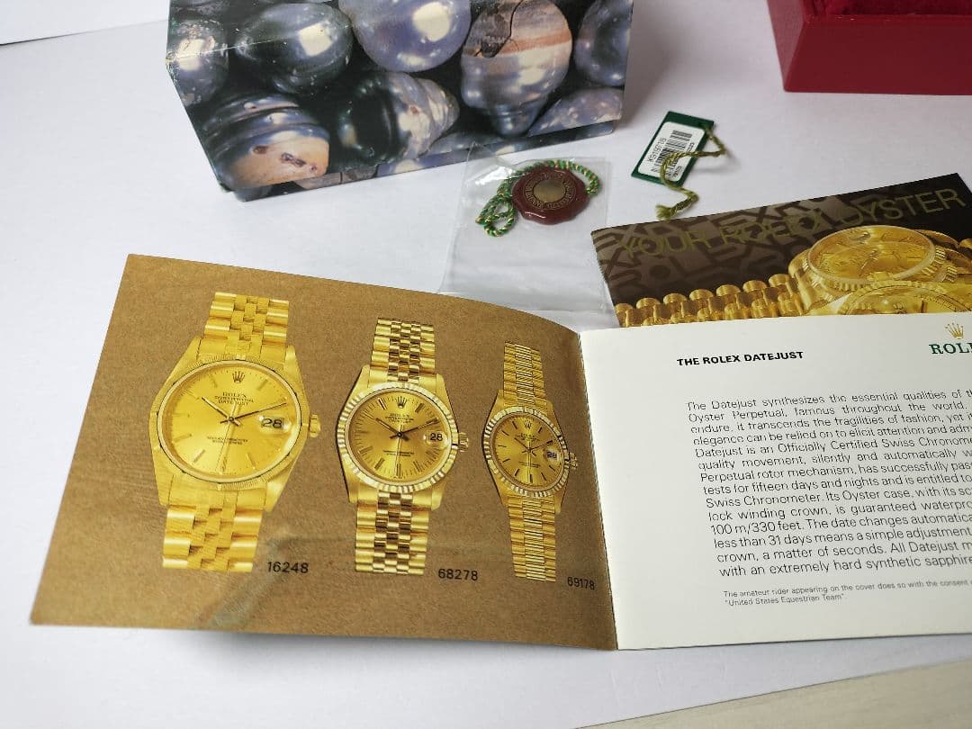 ROLEX デイトジャスト 内外箱美品付属品セット