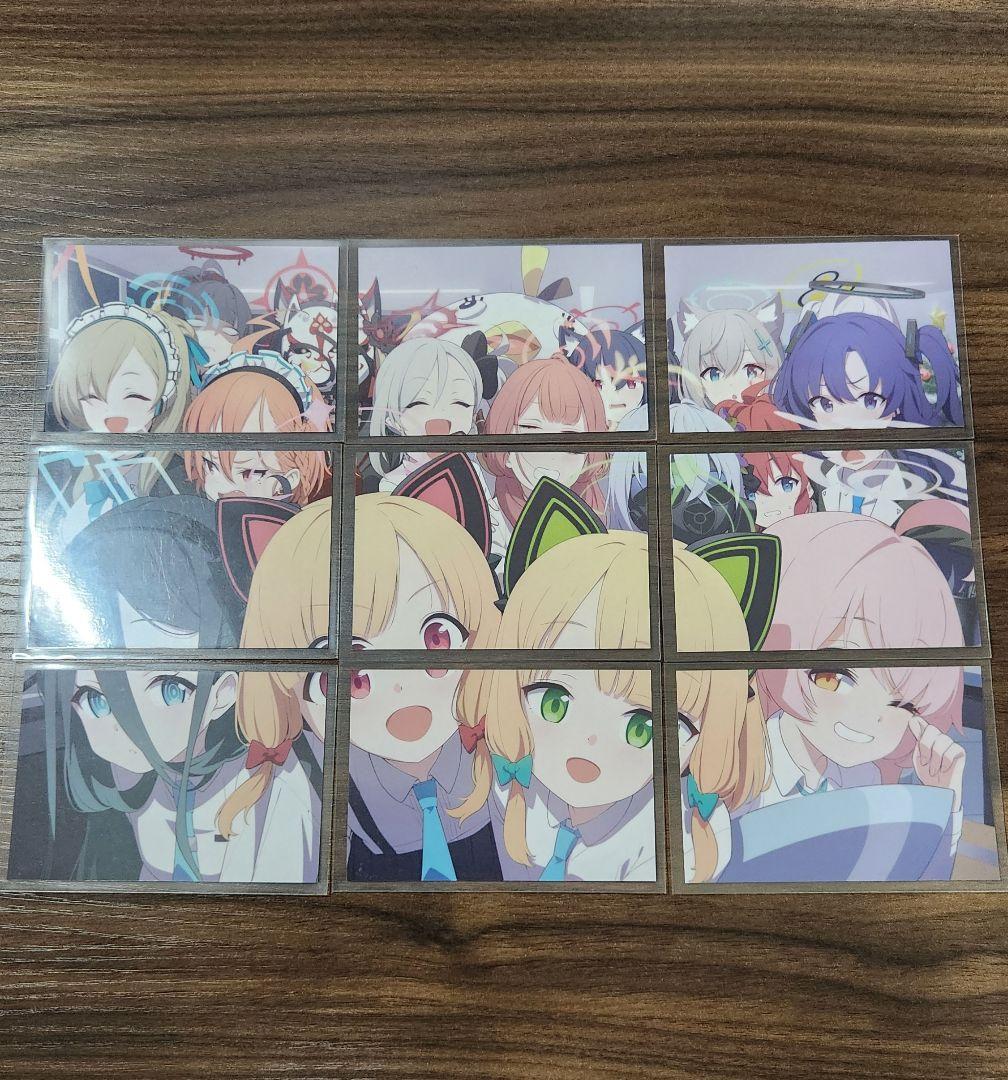 ブルーアーカイブ 二周年 ノベルティカード A～Cコンプリートセット