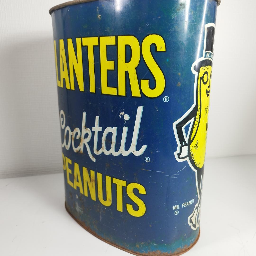 ミスターピーナッツ ゴミ箱 ビンテージ Trash Can レトロ P I5Eb