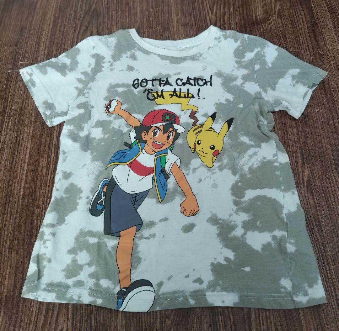 H&M Tシャツ 140 ポケモン ピカチュウ サトシ - メルカリ