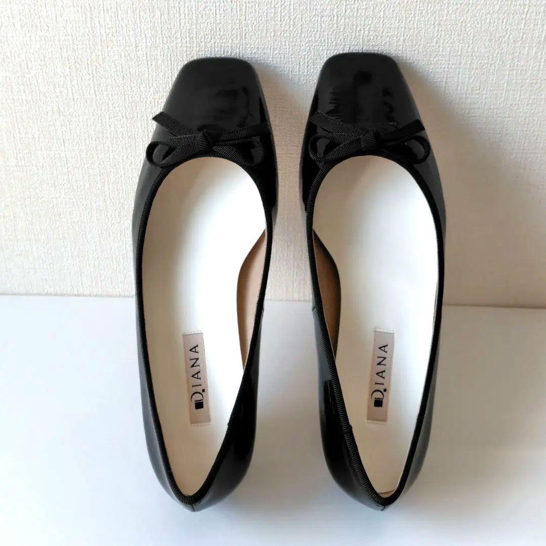 三奈様専用】未使用級✨️ダイアナ バレエシューズ エナメル リボン