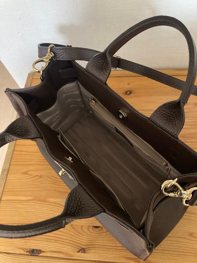 銀座かねまつ 本革レザー 2WAY ショルダーバッグ - メルカリ