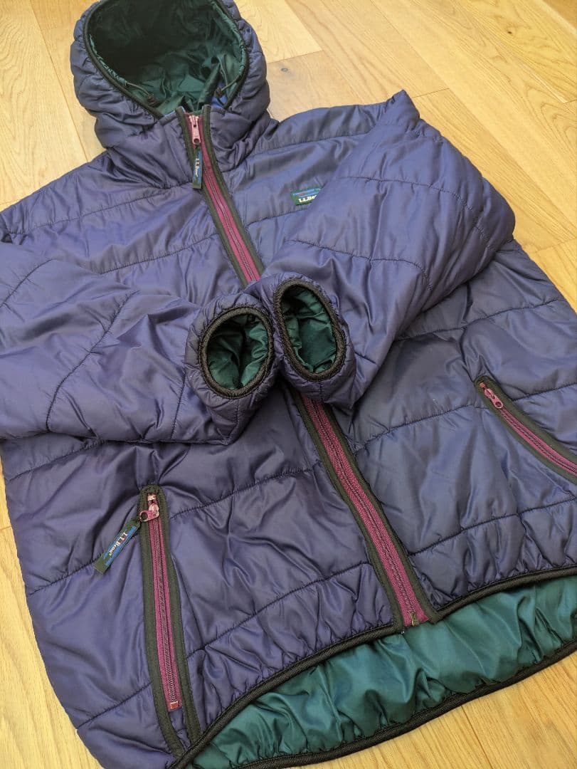 l.l.bean プリマロフトパーカー ネイビー XLサイズ