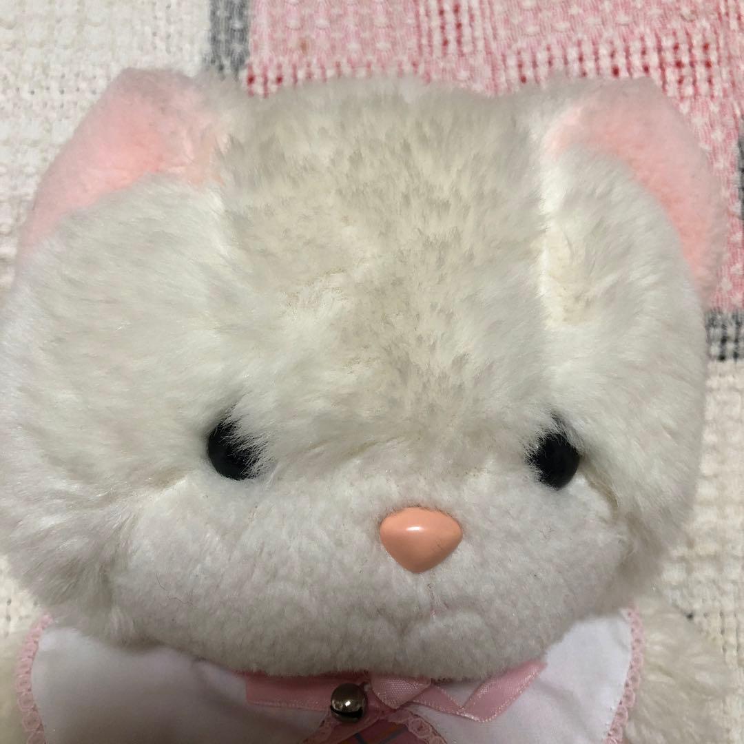 当時の物 昭和レトロ ヴィンテージ 吉徳 クリーミー 猫 ぬいぐるみ