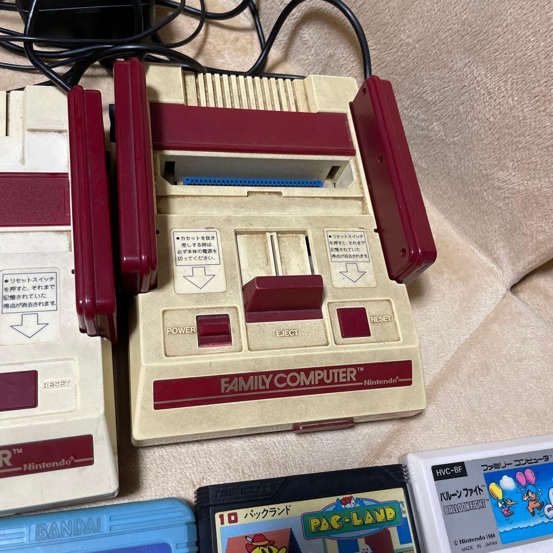 ファミリーコンピュータ本体3台 ソフト32本