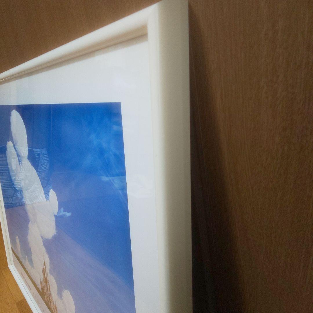 横山明 シンデレラ城と雲 ポスター923×696㎜